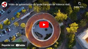 Vídeo de presentación del liceo francés de Valencia realizado por Overspace.